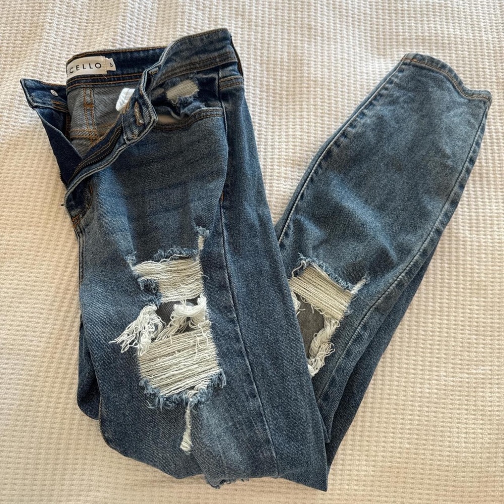 Cello Ripped Skinny Jeans